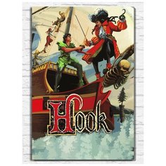 Картина по номерам на холсте игра Hook (Sega, Сега, 16 bit, 16 бит, ретро приставка) - 9932 В 60x40