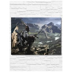 Картина по номерам на холсте Sniper Ghost Warrior 3 (шутер, PS, Xbox, PC, Switch) - 10408 30x40