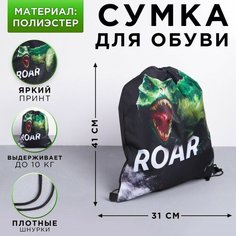ArtFox Сумка для обуви «ROAR!», полиэстер, размер 41х31х0,5 см
