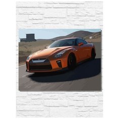 Картина по номерам на холсте игра gran turismo sport - 9604 Г 30x40