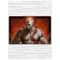 Картина по номерам на холсте игра god of war 3 - 9595 Г 30x40