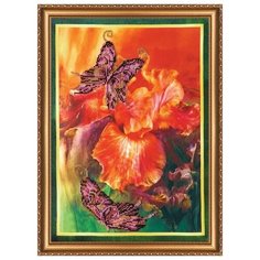 Набор для вышивания бисером абрис АРТ арт. AB-014 Батерфляй 34х36 см Abris ART