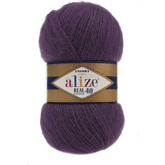 Пряжа "Angora real 40" 60% акрил, 40% шерсть 480м/100гр (111) Alize
