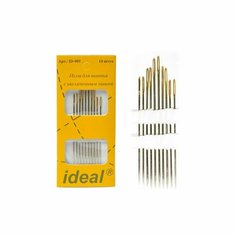 Иглы для шитья IDEAL с увеличенным ушком, 10 шт (IDEAL. ТВ. ID-997)