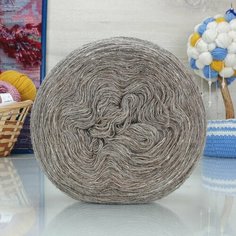 Пряжа Рассказовская Ангорка, св. верблюд_new - 28-2, 95% шерсть ангорской козы 5% акрил, 2 мотка, 250 г, 700 м.