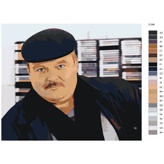 Картина по номерам Z340 "Михаил Круг" 60x80 Brushes Paints