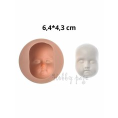 Молд для рукоделия 1123 Кукольное лицо HobbyPage
