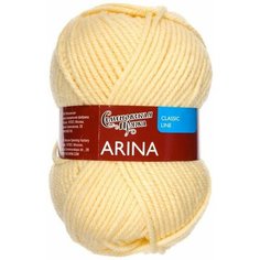 Пряжа Arina (АринаПШ) цвет: шампанское 0772 50% шерсть, 50% акрил 123м/100гр 2 шт