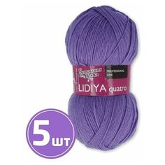 Пряжа Семеновская пряжа Lidiya quatro (272), колокольчик 5 шт. по 100 г
