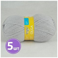 Пряжа Семеновская пряжа Olga (71130), ангора 5 шт. по 100 г