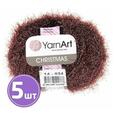 Пряжа YarnArt Christmas (14), махагон, 5 шт. по 50 г