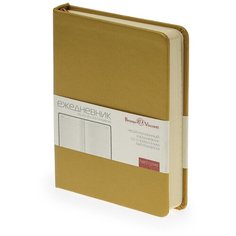 Ежедневник BrunoVisconti недатированный, Размер изделия 88 х 131 мм, "MEGAPOLIS" золото, 200 стр, Арт. 3-283/08