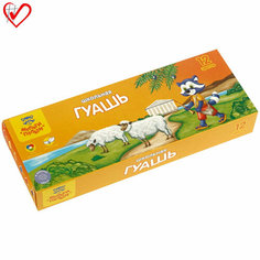 Гуашь мульти-пульти "Енот в Греции", 12 цветов, 17,5 мл, картон