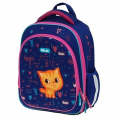 Ранец школьный Forst F-LIGHT "Funny cat" 37x28x16см, 2 отделения, 2 кармана, анатомическая спинка (FT-RY-060203)