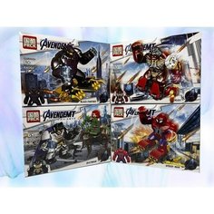 Конструктор аналог лего роботы набор для детей 4в1 000 Art Hobby Market