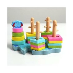 Пирамидка логическая Слоник 3110263 .