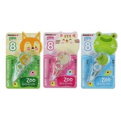 Корректор-лента 3 м х 5 мм, блистер, европодвес, корпус прозрачный с рисунком микс Нет бренда