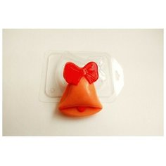 Пластиковая форма для мыла "Колокольчик" 8,5х7 см Нет бренда