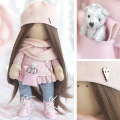 Набор для шитья. Интерьерная кукла «Нэтти», 30 см Арт Узор