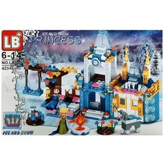 Конструктор/ Princess/ Холодное сердце/ Ледяной замок Эльзы/ 423 детали/ LB641/ ребенку Планета Конструкторов