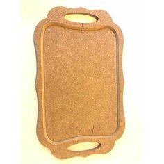 Поднос фигурный №3 400*240 заготовка для декупажа и росписи Хохлома магазин.рф