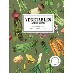Vegetables. Овощи. Раскраска для развития творчества и вдохновения Жёлудь