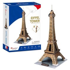 Пазл 3D CubicFun Эйфелева башня, 39 деталей C044h