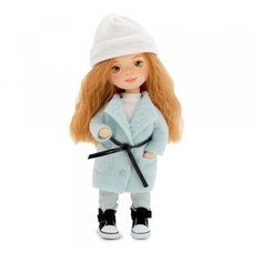 Мягкая кукла Sweet Sisters Sunny в пальто мятного цвета, Orange Toys