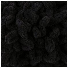 Пряжа "Puffy fine" 100% микрополиэстер 14,5м/100г (60 черный) Alize