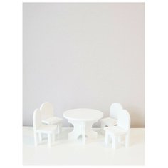 Мебель для куклы: стол и 4 стула Sweet Home