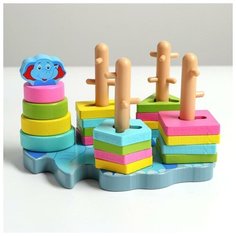 --- Пирамидка логическая "Слоник"