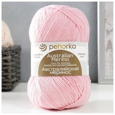 Пряжа ТероПром 95% меринос. шерсть,5% акрил объёмный 400м/100гр (24-Орхидея) Пехорка