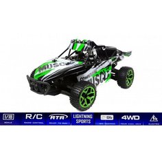 Машинка Багги на пульте управления (Полный привод, 1:18, 2.4G) Zhencheng 17GS03B-Green
