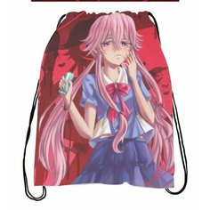 Сумка-мешок для обуви The Future Diary, Дневник будущего №7 Migom