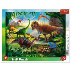 Trefl Пазл Динозавры в рамке (25 деталей)