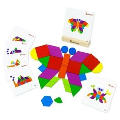 Мозаика «Фигурки» 44 фигурки, 48 заданий, тканевый мешочек Alatoys