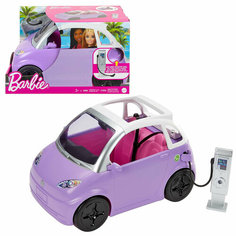 Транспорт для кукол Автомобиль для куклы Барби Электромобиль фиолетовый Mattel
