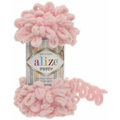 Пряжа Alize Puffy 100 г 9,2 м (100% микрополиэстер) 1 шт, цвет 638 пион