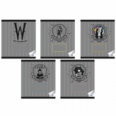 Тетрадь 12 листов линия (CENTRUM) Вэнсдэй ассорти арт.72581. Количество в наборе 20 шт.