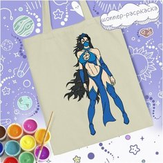 Шоппер-раскраска игра Mortal Kombat (Мортал Комбат, Китана, Kitana) - 68