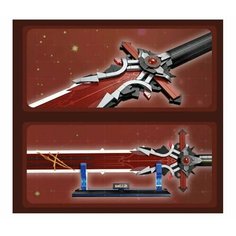 Конструктор 92032 823 деталей красный меч Toys