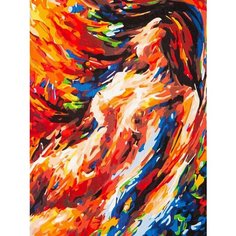 Картина по номерам на холсте на подрамнике нагая девушка Reform Shape Matters