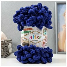 ALIZE Пряжа "Puffy" 100 % микрополиэстер 9м/100г (360 яр. синий)