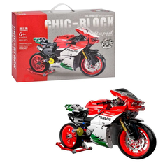 Конструктор Красный гоночный мотоцикл Ducati / 803 деталей Toys