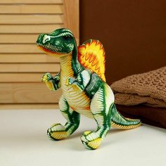 Мягкая игрушка Динозавр, 35 см, цвет зелёный Made in China