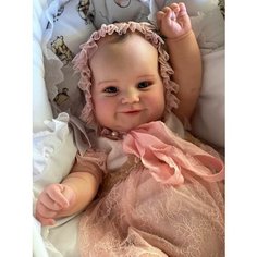 Кукла Реборн девочка Эмма (мягконабивная) 50см/ Кукла младенец Reborn NPK Doll