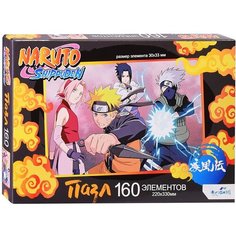 Пазл 160 "Команда номер семь снова в сборе" Наруто Origami