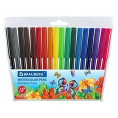 Фломастеры Unitype BRAUBERG Wonderful butterfly - (6 шт)