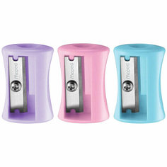 Точилка MAPED "Vivo Pastel", пластиковая, корпус пастельный ассорти, 063011, 75 штук, 271914