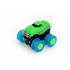 Трюковая машинка Трикс-Тракс Crazy Car на батарейках зеленая, 10 см Toysa